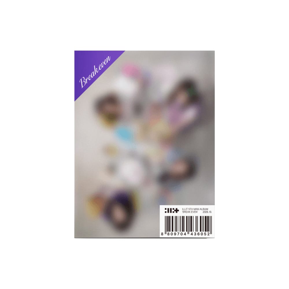 ILLIT ALBUM NO GIFT ILLIT - 5th Mini Album BREAK EVEN ( Weverse Albums ver. )
