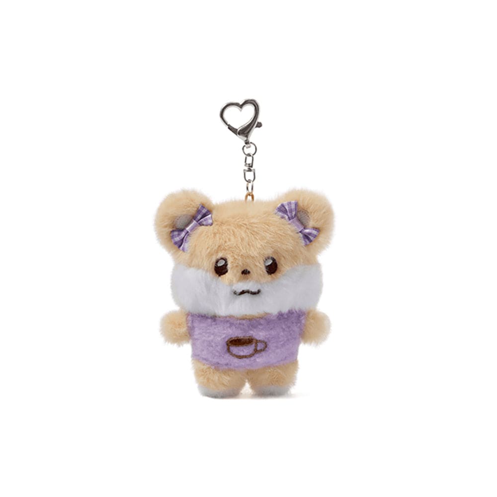 ILLIT MD / GOODS MOCHA LATTE / MOKA ILLIT - Plush Keyring [ DEARLIT From your dearest friends ]
