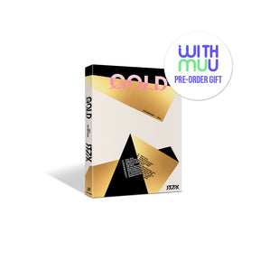 ITZY ALBUM DEEPGOLD Ver  + WITHMUU POB (+JYP, Withmuu POB)ITZY - 2nd Album GOLD (STANDARD VER.)