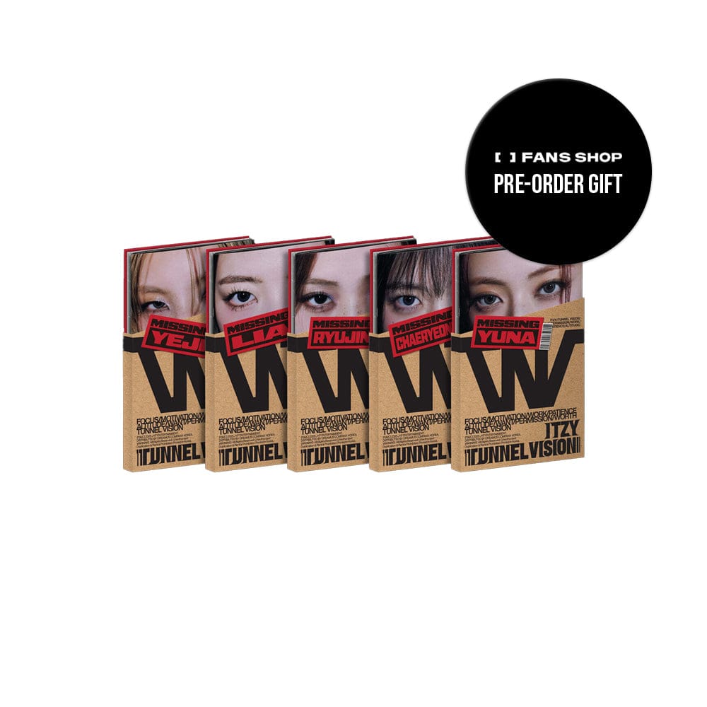 ITZY ALBUM Fans POB / 1 Random ITZY - 11th Mini Album TUNNEL VISION (MEMBER VER.)