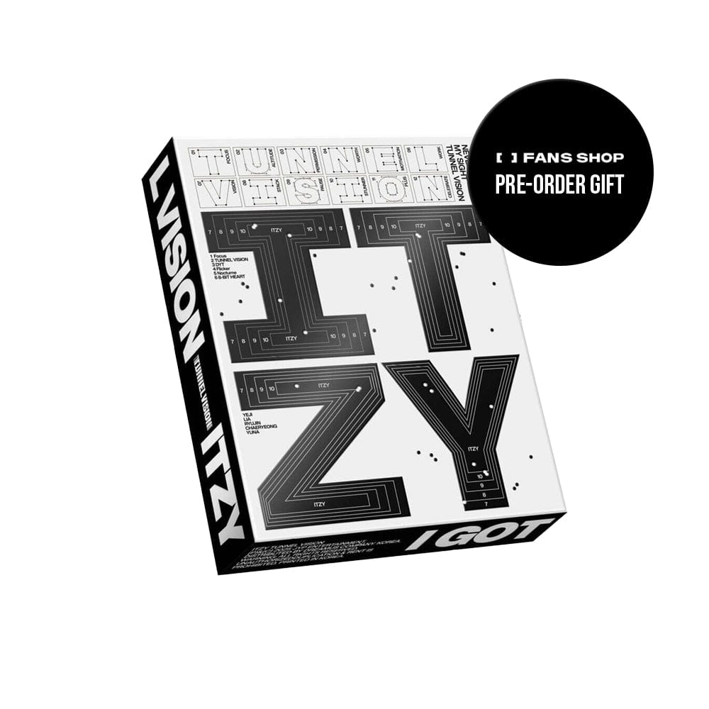 ITZY ALBUM FANS POB ITZY - 11th Mini Album TUNNEL VISION  (BOX VER.)