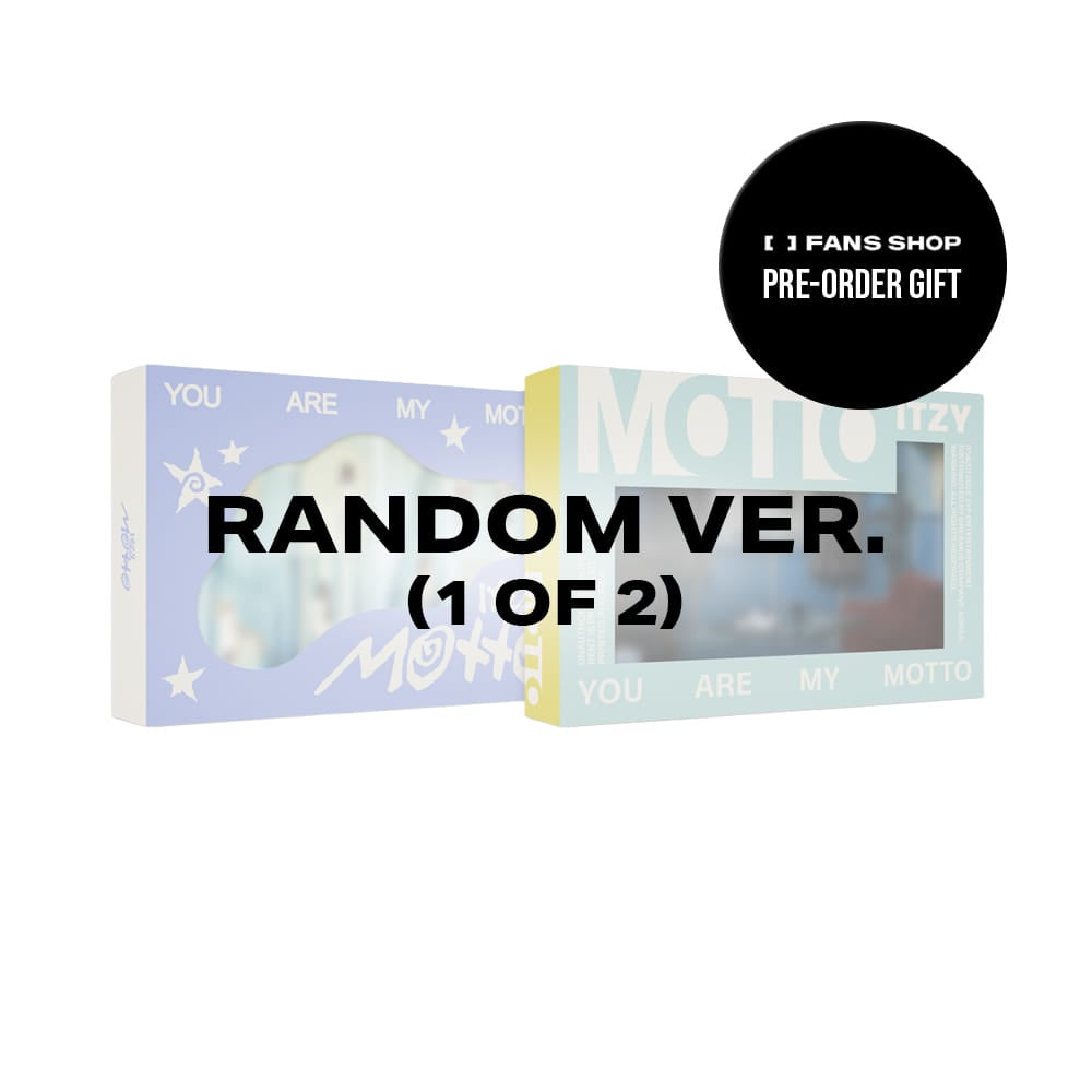 ITZY ALBUM FANS SHOP / 1 RANDOM ITZY - 12th EP Motto (POCAALBUM Ver.)