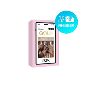 ITZY ALBUM + JYP POB ITZY - 2nd Album GOLD (PHONE BOX VER.)