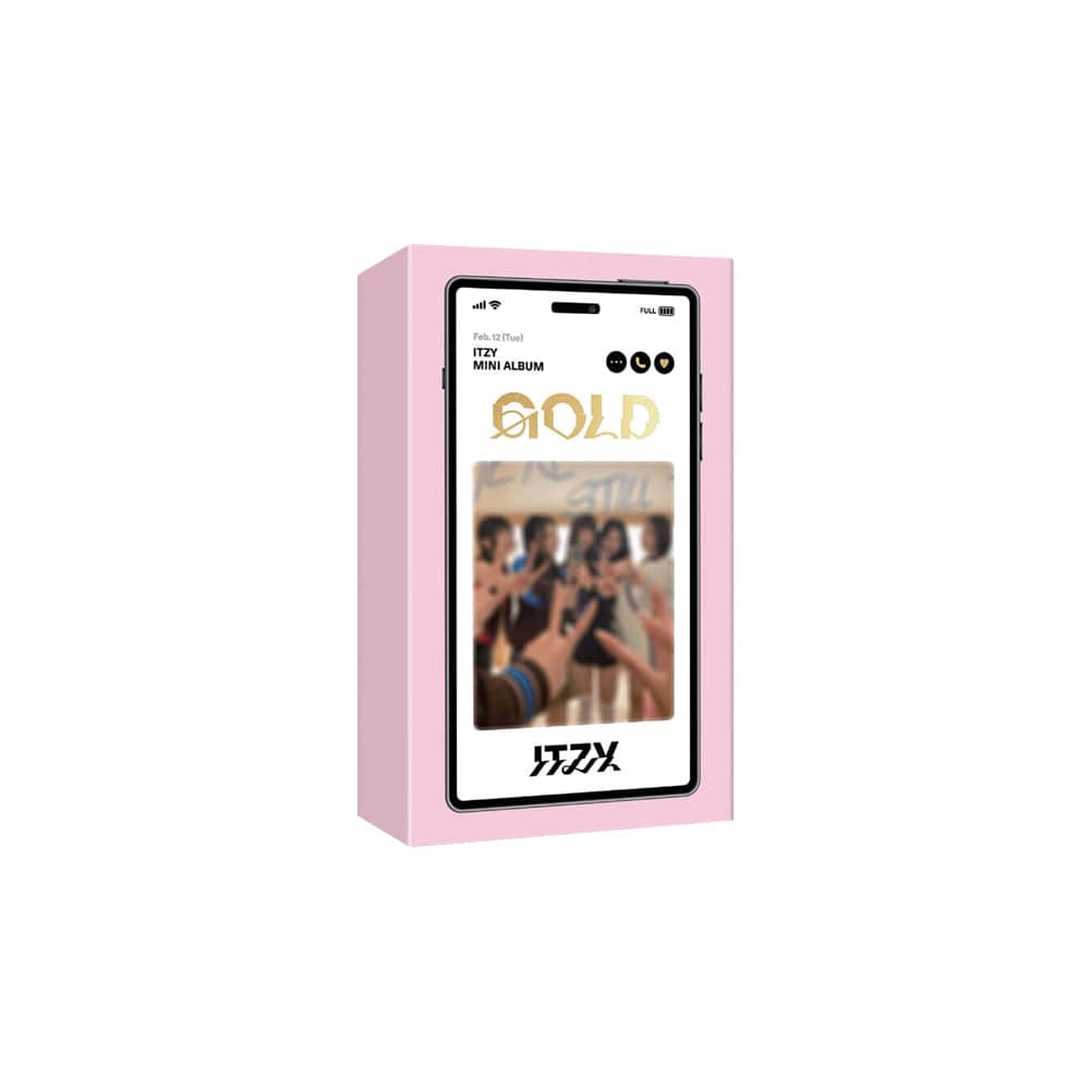 ITZY ALBUM NO POB ITZY - 2nd Album GOLD (PHONE BOX VER.)