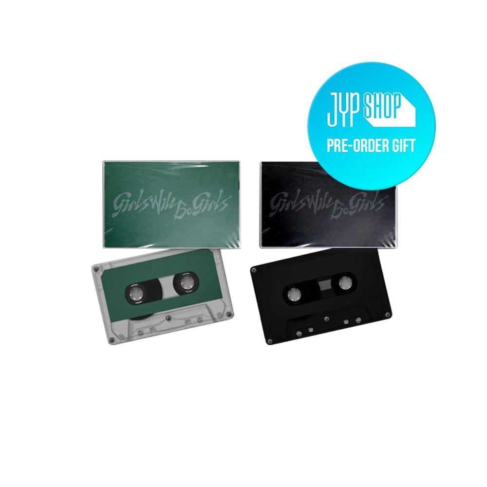 ITZY ALBUM Set + JYP POB ITZY - Girls Will Be Girls (Cassette Tape Ver.)