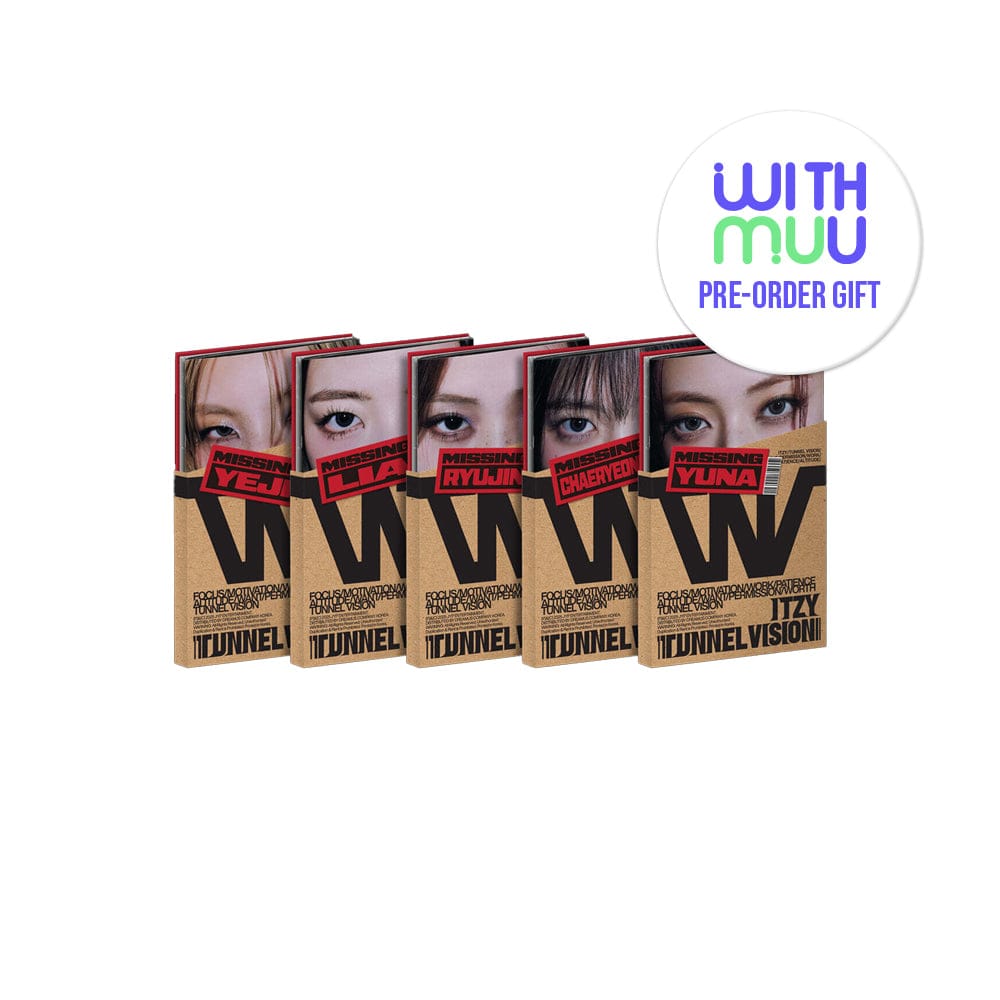 ITZY ALBUM Withmuu POB / 1 Random ITZY - 11th Mini Album TUNNEL VISION (MEMBER VER.)