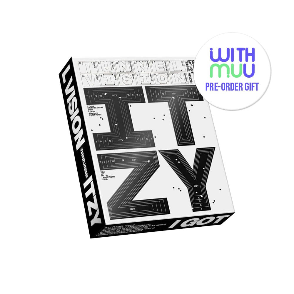 ITZY ALBUM WITHMUU POB ITZY - 11th Mini Album TUNNEL VISION  (BOX VER.)