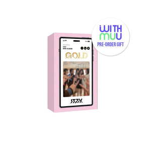 ITZY ALBUM + WITHMUU POB ITZY - 2nd Album GOLD (PHONE BOX VER.)