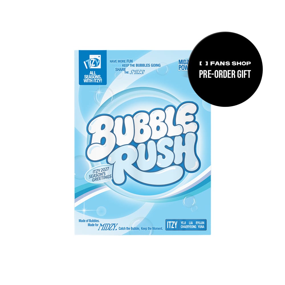 ITZY MD / GOODS FANS SHOP ITZY - 2027 SEASON'S GREETINGS [ BUBBLE RUSH ]