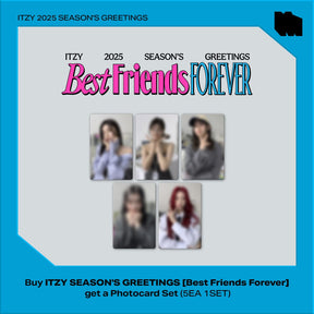 ITZY MD / GOODS [+KPOPMERCH POB] ITZY - 2025 Season's Greetings [Best Friends Forever]