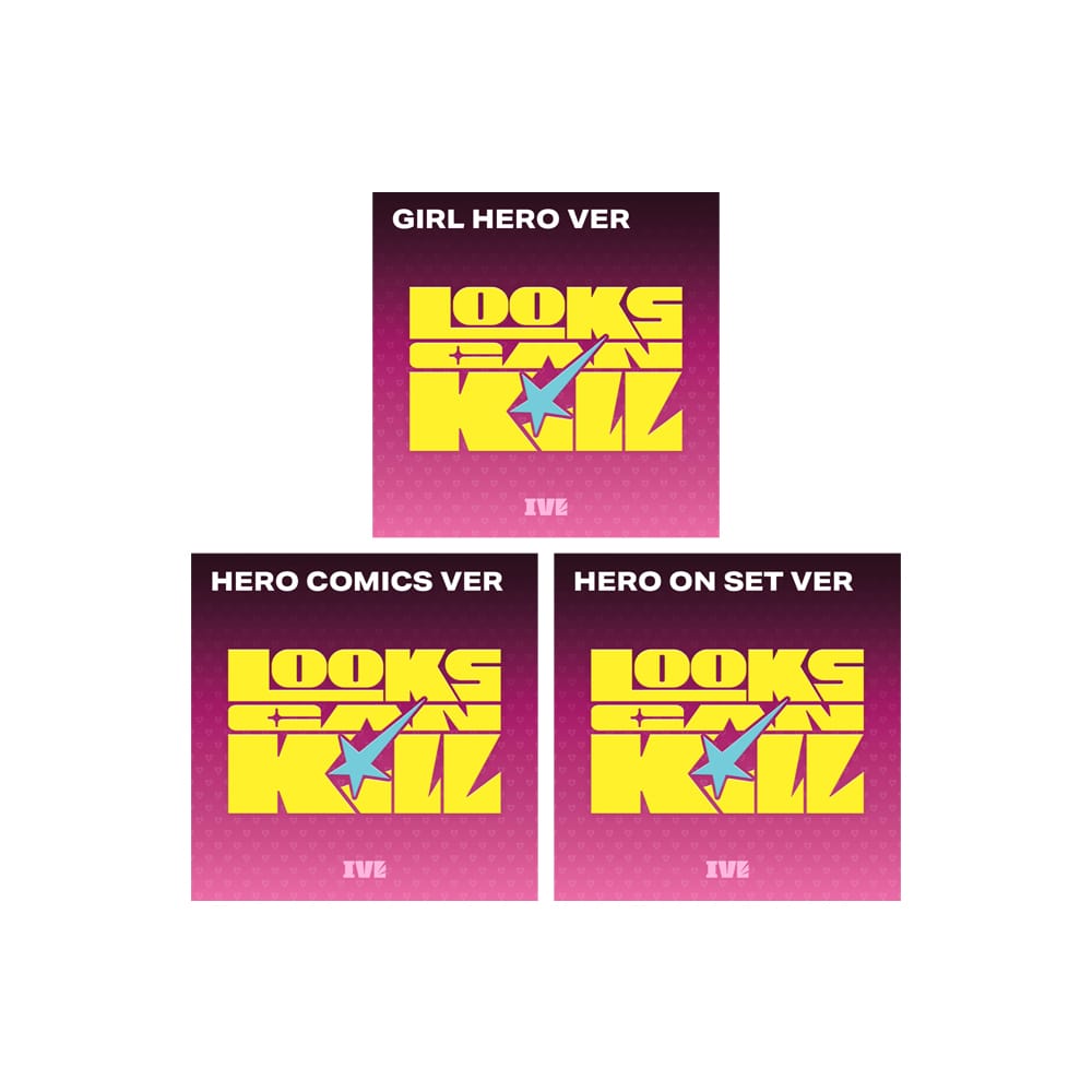 IVE ALBUM NO POB / GIRL HERO IVE - EP Album Looks Can Kill
