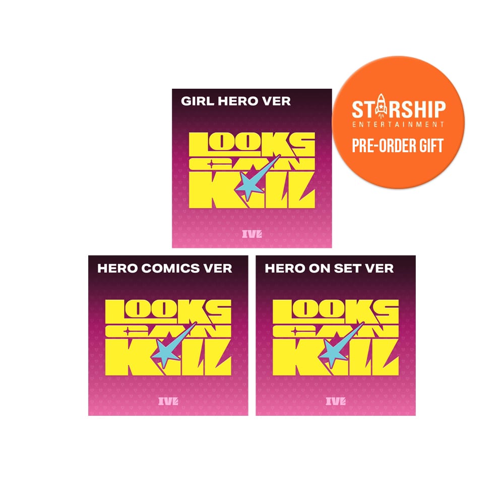 IVE ALBUM STARSHIP / GIRL HERO IVE - EP Album Looks Can Kill