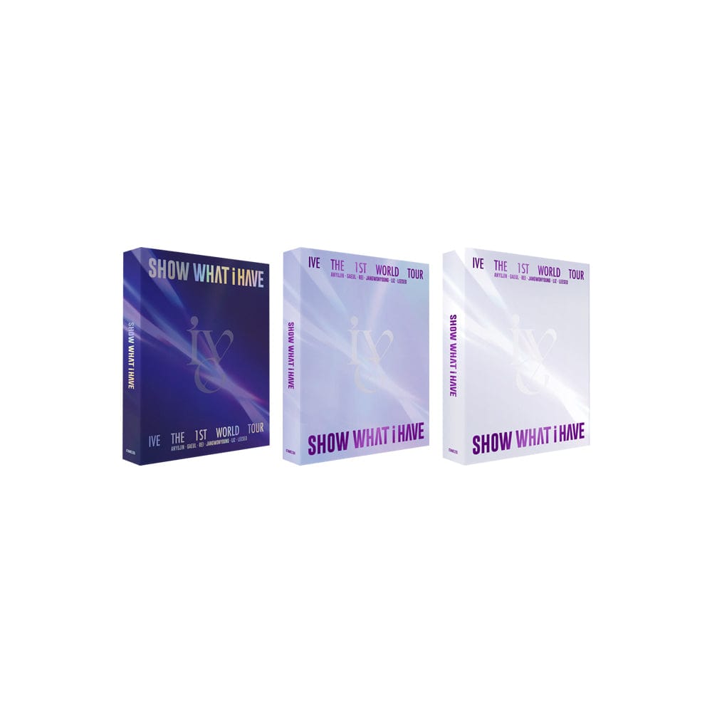 IVE DVD / BLU-RAY NO POB IVE - THE 1ST WORLD TOUR 'SHOW WHAT I HAVE' FULL SET(DVD+BLU-RAY+KIT VIDEO)