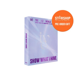 IVE DVD / BLU-RAY +STARSHIP POB IVE - THE 1ST WORLD TOUR 'SHOW WHAT I HAVE' DVD