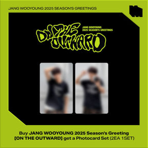 JANG WOOYOUNG MD / GOODS [+KPOPMERCH POB] JANG WOOYOUNG - 2025 Season’s Greetings [On the Outward]