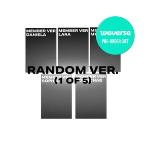 KATSEYE ALBUM + Weverse POB / 1 RANDOM KATSEYE - 3rd Ep WILD (MEMBER VER.)
