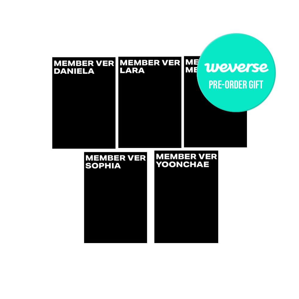 KATSEYE ALBUM + Weverse POB / SET KATSEYE - 3rd Ep WILD (MEMBER VER.)