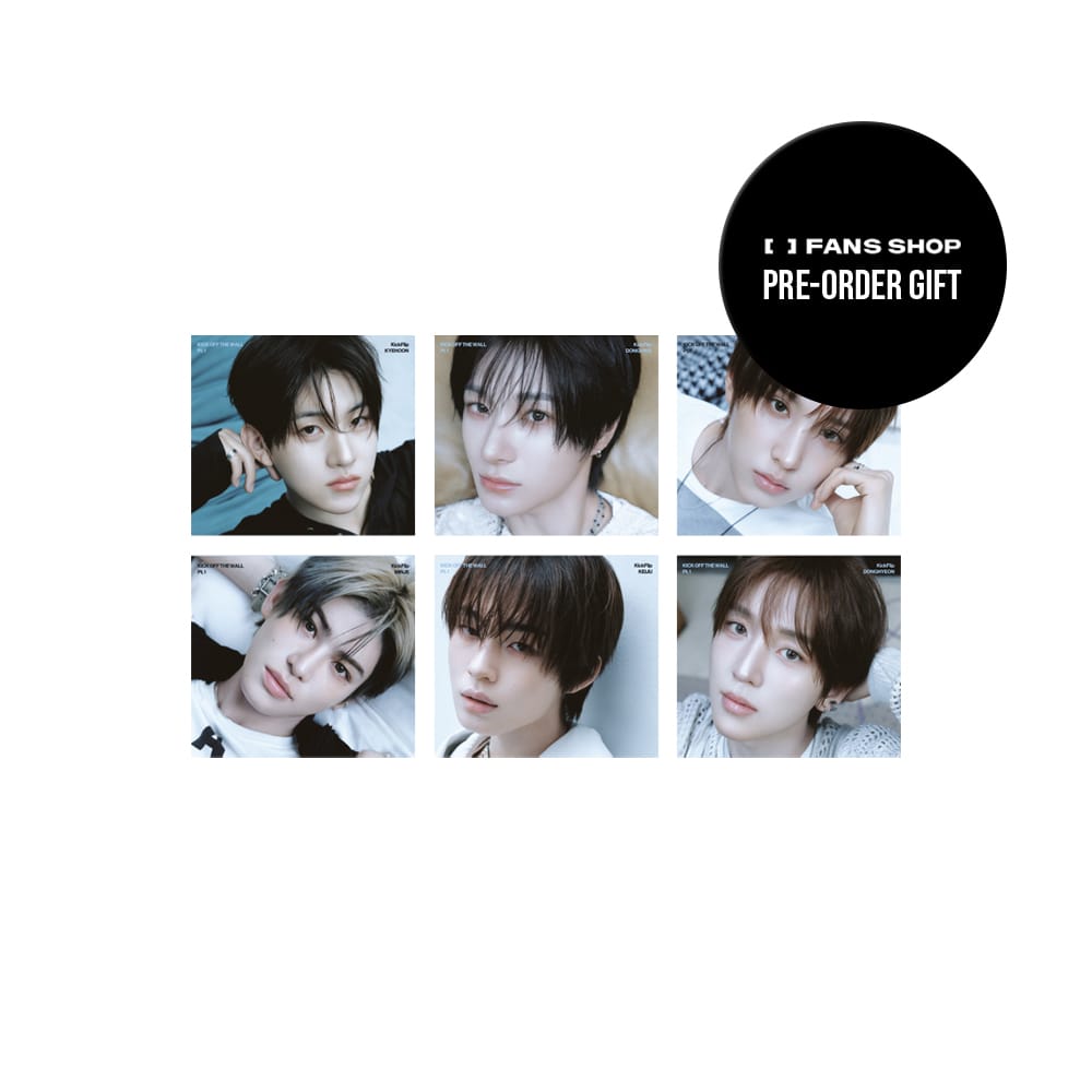 KickFlip ALBUM FANS SHOP GIFT / 1 RANDOM KickFlip - 5th Mini Album KICK OFF THE WALL Pt. 1 (DIGIPACK VER.)