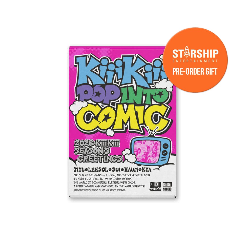 KiiiKiii MD / GOODS STARSHIP POB KiiiKiii - 2026 SEASON'S GREETINGS : KiiiKiii POP INTO COMIC