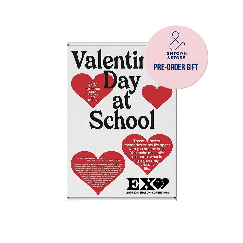 KPOPMERCH SM Store POB EXO - 2024 SEASON'S GREETINGS [Valentine's Day at School)