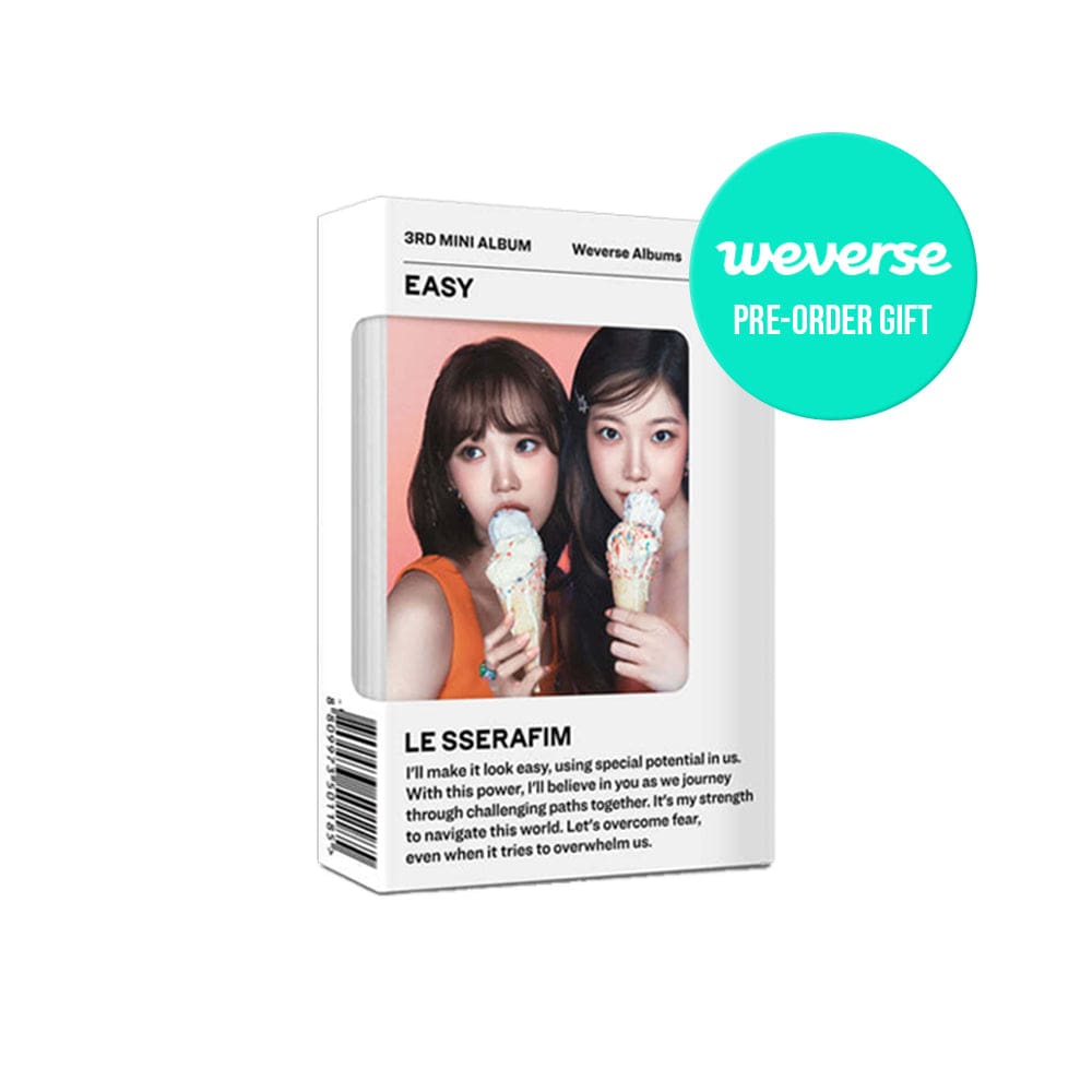 KPOP LE SSERAFIM Easy 3rd Mini Album Weverse Albums 2 Version SET Outer KPOP LE SSERAFIM Easy 3rd Mini Album Weverse Albums 2 Version SET Outer