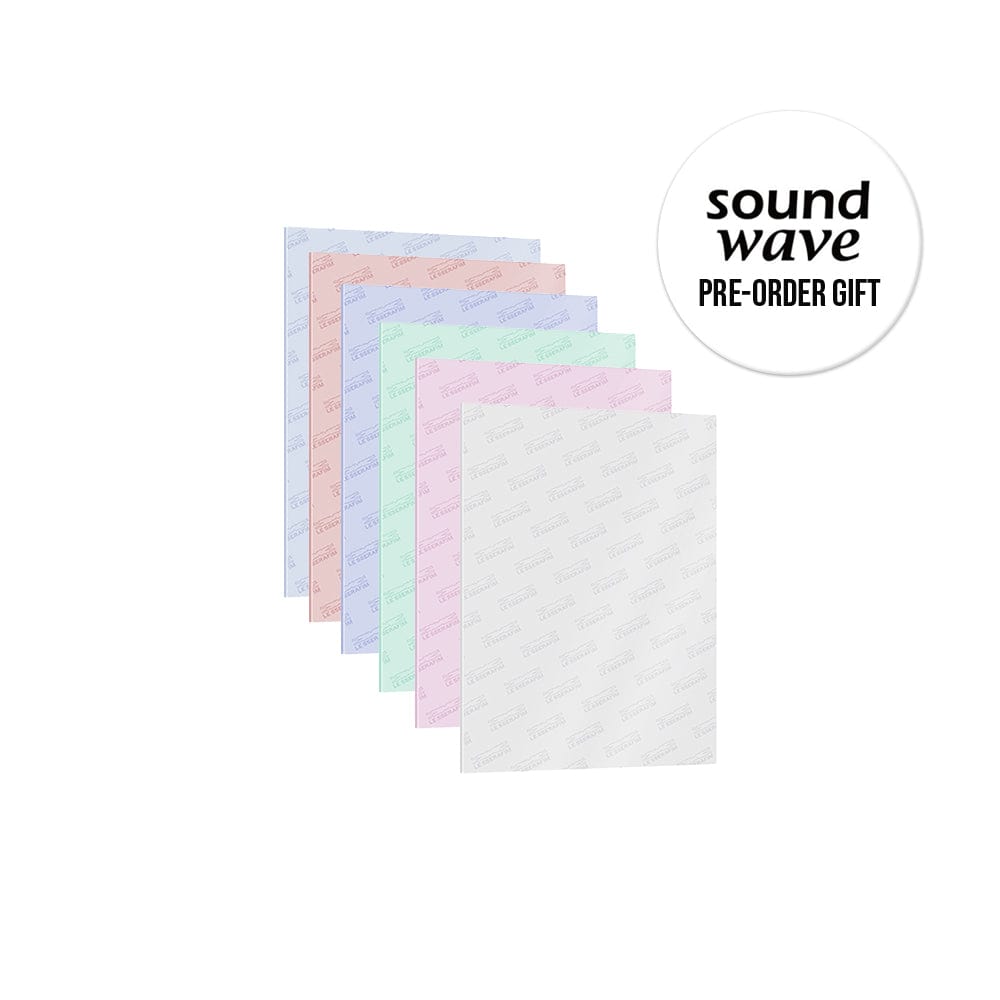 LE SSERAFIM ALBUM SOUNDWAVE / 1RANDOM [ POB OPTION ] LE SSERAFIM - 1st Single Album SPAGHETTI (COMPACT ver.)