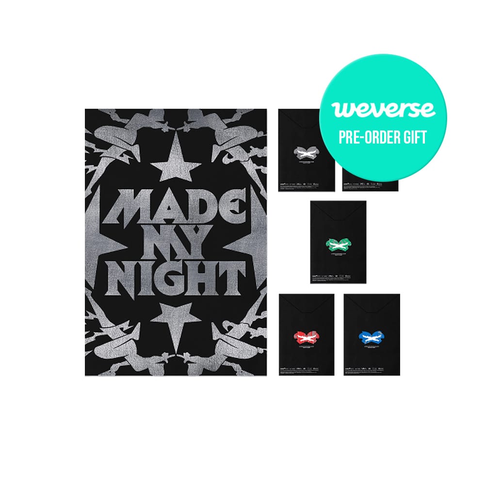 LE SSERAFIM ALBUM WEVERSE / 1 RANDOM LE SSERAFIM - 2nd Single Album [ MADE MY NIGHT ] COMPACT Ver.