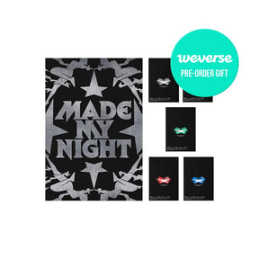 LE SSERAFIM ALBUM WEVERSE / 1 RANDOM LE SSERAFIM - 2nd Single Album [ MADE MY NIGHT ] COMPACT Ver.