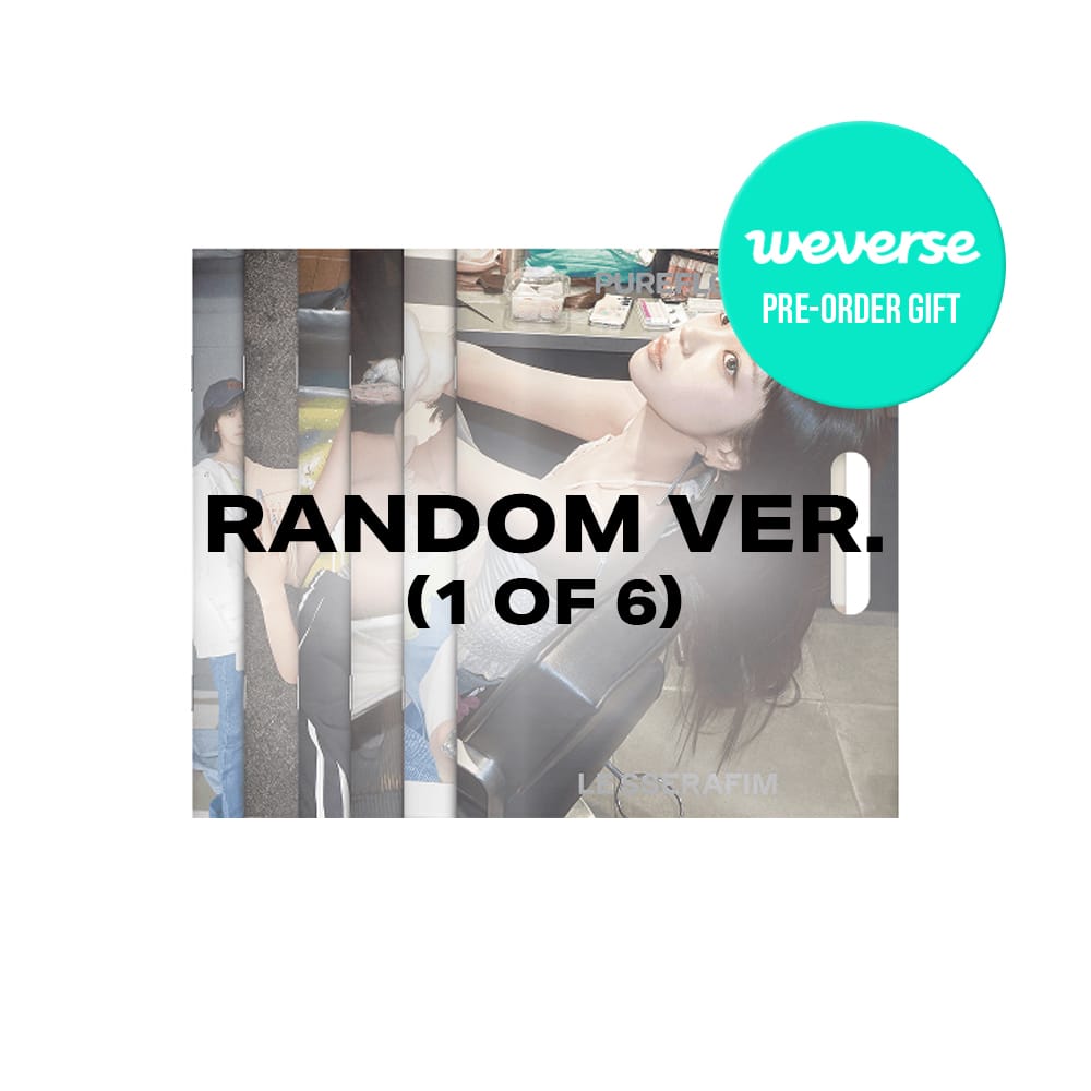 LE SSERAFIM ALBUM WEVERSE / 1RANDOM LE SSERAFIM - 2nd Studio Album PUREFLOW pt. 1 (COMPACT ver.)