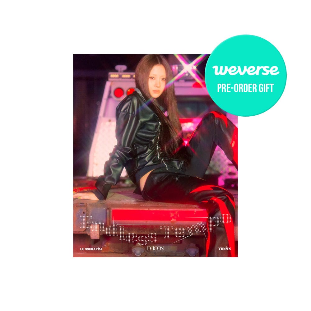 LE SSERAFIM Magazine WEVERSE LE SSERAFIM - DICON VOLUME No. 32 LE SSERAFIM B TYPE ENDLESS TEMPO ( HUH YUNJIN )