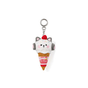 LE SSERAFIM MD / GOODS LE SSERAFIM - [ FIM'S CLUB X EARP EARP ] PLUSH KEYRING (ICE CREAM ver.)