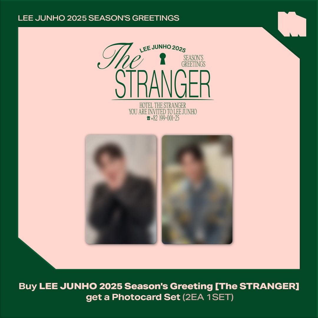 LEE JUNHO MD / GOODS [+KPOPMERCH POB] LEE JUNHO 2025 Season's Greetings [THE STRANGER]