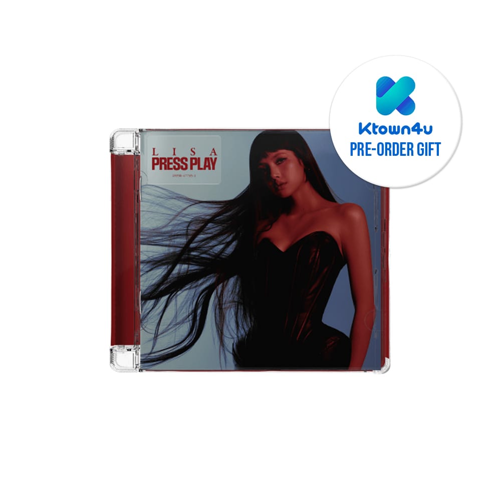 LISA ALBUM KTOWN4U BLACKPINK LISA - EP PRESS PLAY ( CD )