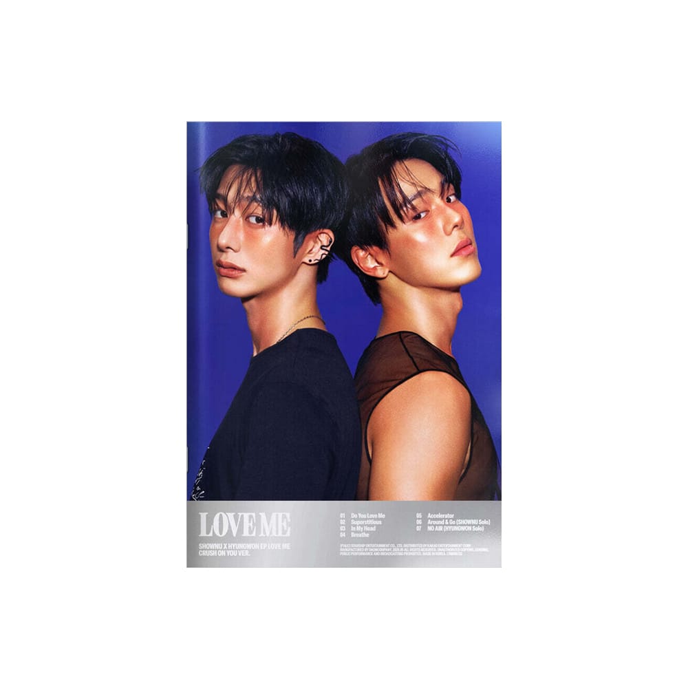 MONSTA X ALBUM MONSTA X SHOWNU HYUNGWON - EP LOVE ME (CRUSH ON YOU VER.)