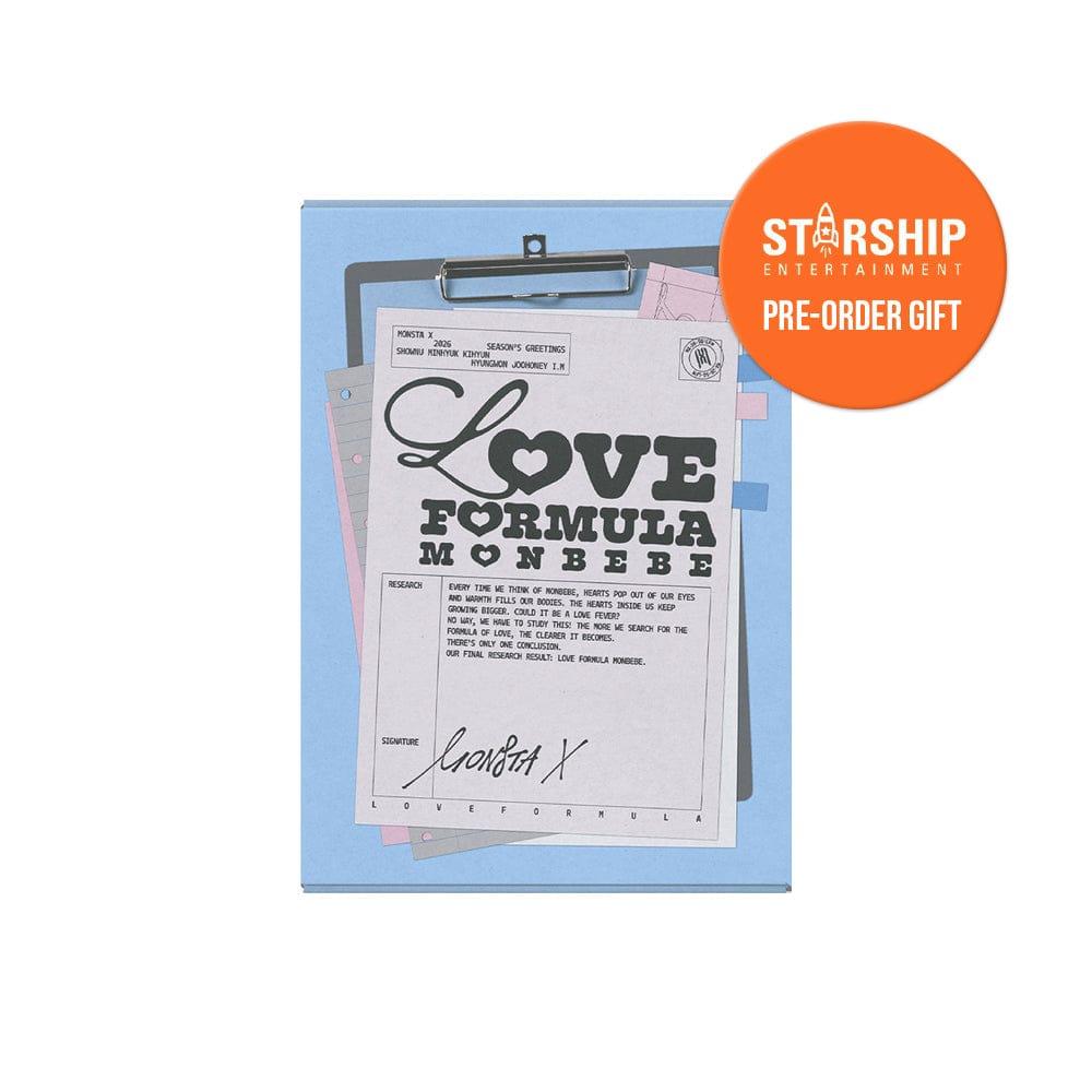MONSTA X MD / GOODS STARSHIP MONSTA X - 2026 SEASON’S GREETINGS : LOVE FORMULA MONBEBE
