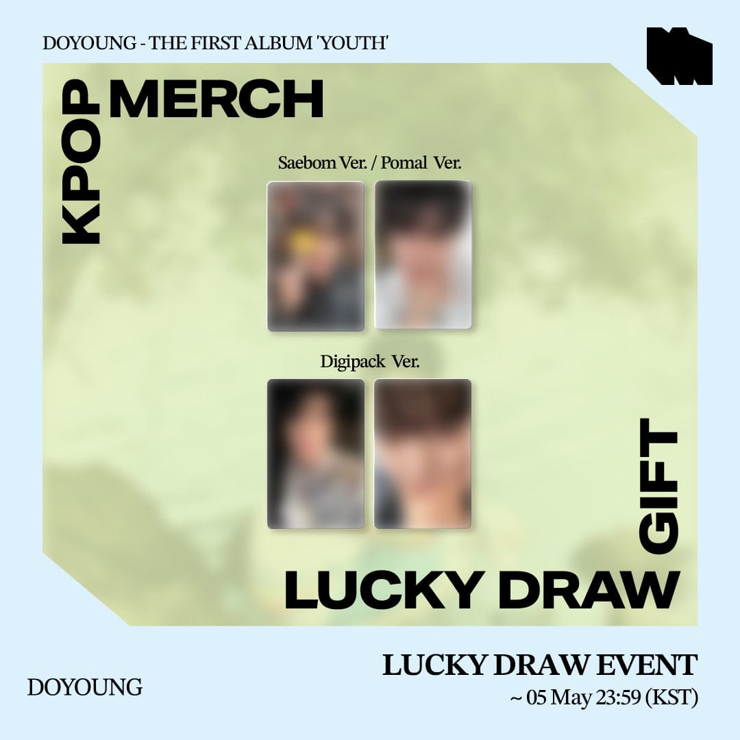 NCT ALBUM [LUCKY DRAW EVENT] NCT 127 DOYOUNG - The 1st Album [YOUTH] Digipack Ver.