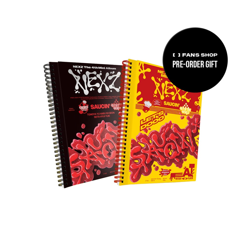 NEXZ ALBUM FANS SHOP / BLACK NEXZ - The 4th Mini Album SAUCIN'
