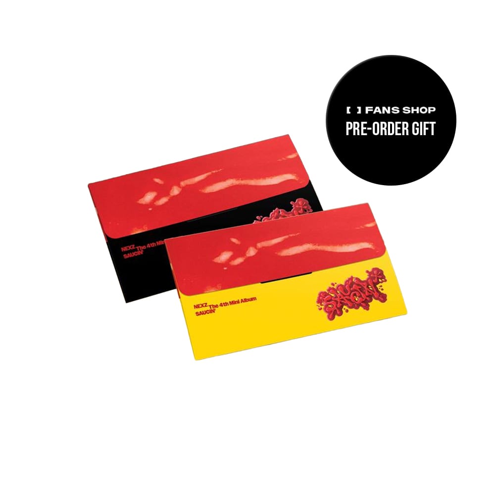 NEXZ ALBUM FANS SHOP / BLACK NEXZ - The 4th Mini Album SAUCIN' ( STICKER FANS ALBUM Ver. )