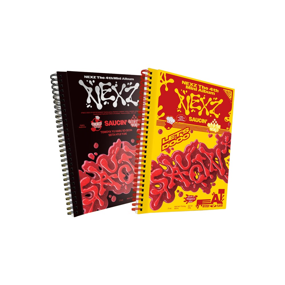 NEXZ ALBUM NO POB / BLACK NEXZ - The 4th Mini Album SAUCIN'