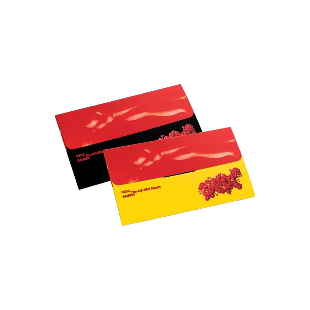 NEXZ ALBUM NO POB / BLACK NEXZ - The 4th Mini Album SAUCIN' ( STICKER FANS ALBUM Ver. )