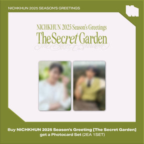 NICHKHUN MD / GOODS [+KPOPMERCH POB] NICHKHUN - 2025 Season's Greetings [The Secret Garden]