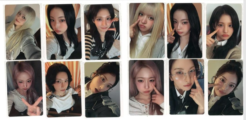 NMIXX PHOTOCARD 1 RANDOM NMIXX - OFFICIAL PHOTOCARD ONLY [ Artist Label : NMIXX Edition OFFICIAL MERCH ]