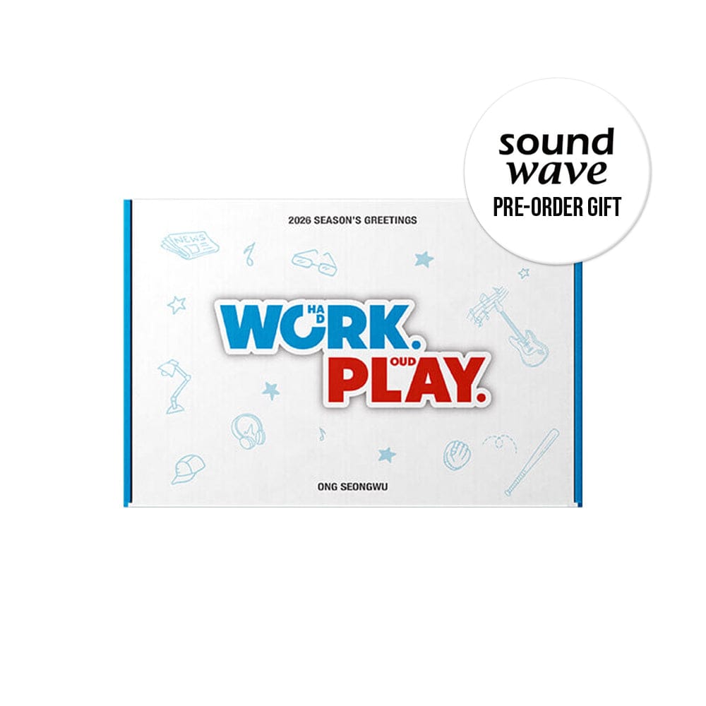 ONG SEONGWU MD / GOODS +SOUNDWAVE POB ONG SEONGWU - 2026 SEASON'S GREETINGS [WORK HARD, PLAY LOUD]