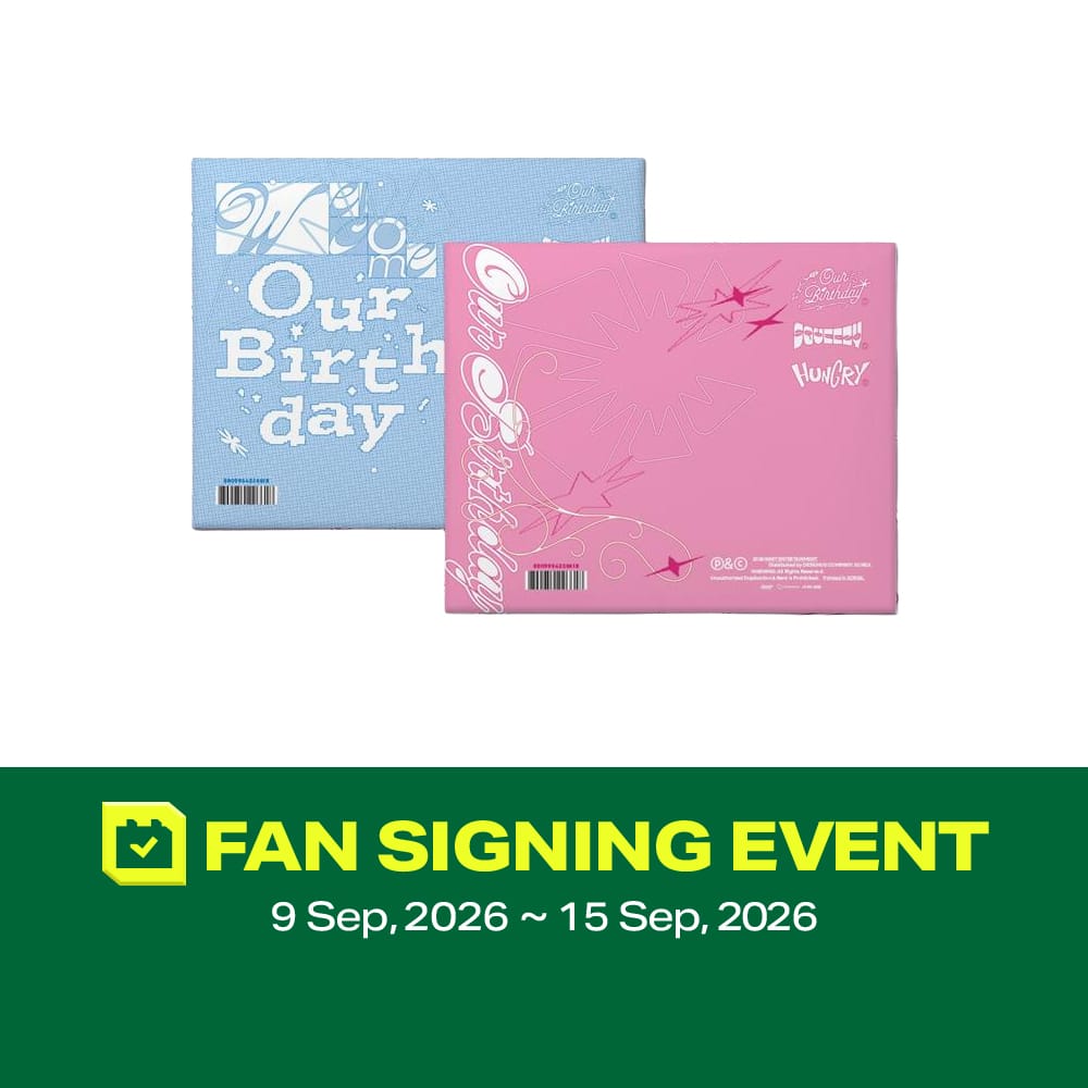 OURBIRTHDAY ALBUM [Fan Sign Event] OURBIRTHDAY 1st Single Album [Our Birthday] PHOTOBOOK VER.