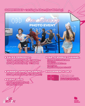 OURBIRTHDAY ALBUM [PHOTO EVENT] OURBIRTHDAY 1st Single Album [Our Birthday] PHOTOBOOK VER.