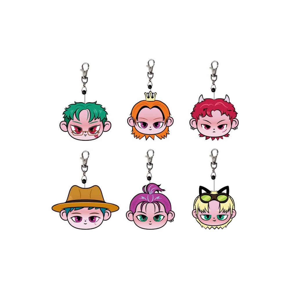 P1Harmony MD / GOODS P1Harmony - [ P1ustage H : MOST WANTED ] OFFICIAL MD P1KIDS FACE REEL KEYRING