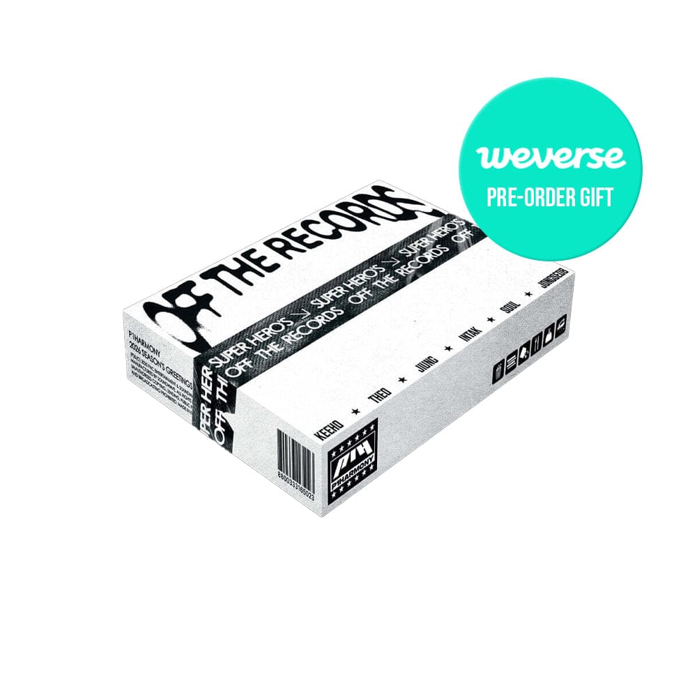 P1Harmony MD / GOODS WEVERSE P1Harmony - 2026 SEASON'S GREETINGS [ SUPER HERO'S OFF THE RECORDS ]