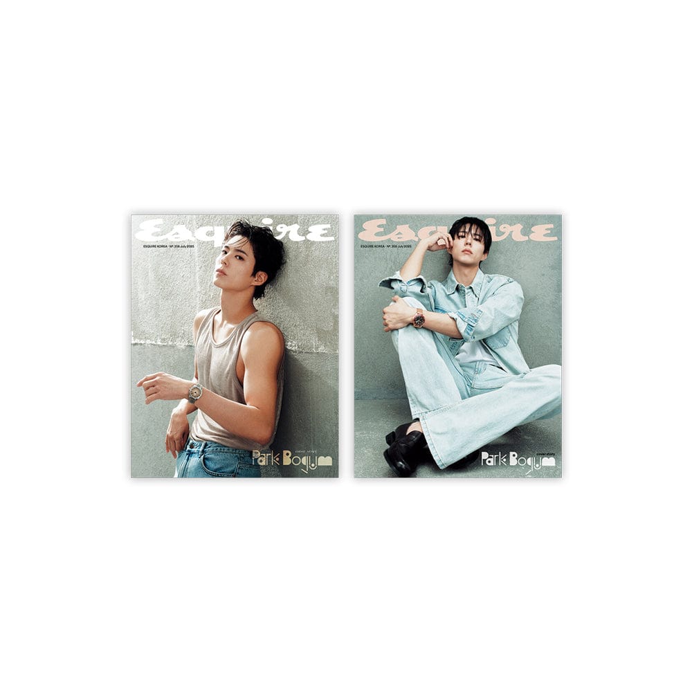 PARK BO GUM Magazine SET (A+B) PARK BOGUM - Esquire Magazine Cover (Jul 2025)