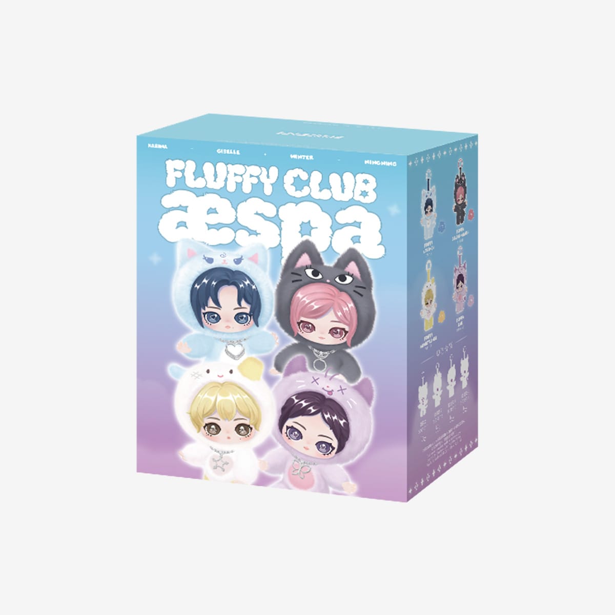 POPMART aespa Fluffy Club ストラップ アソートBOX POP MART aespa - Fluffy Club Series Plush Keyring