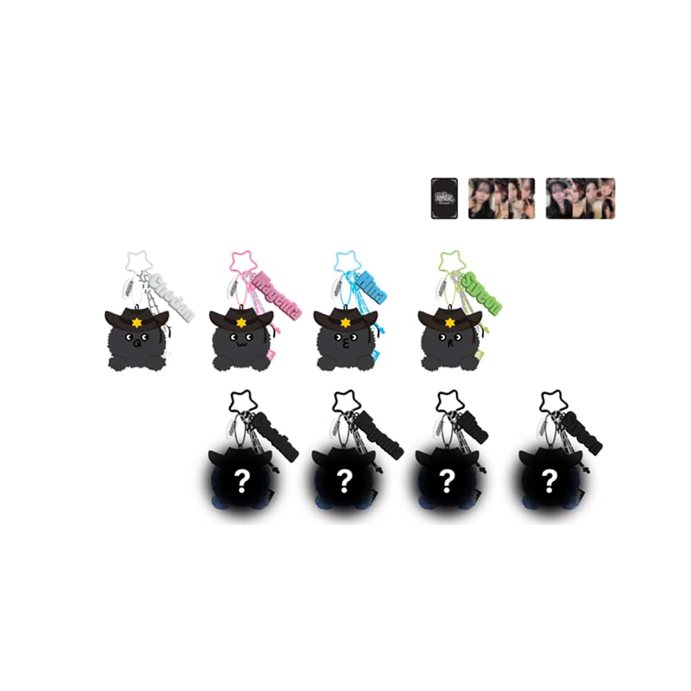 QWER MD / GOODS 1 Random QWER - STARSIGN ROCK VOICE KEYRING [ 3rd Anniversary POP UP THE STAR SIGN MD ]